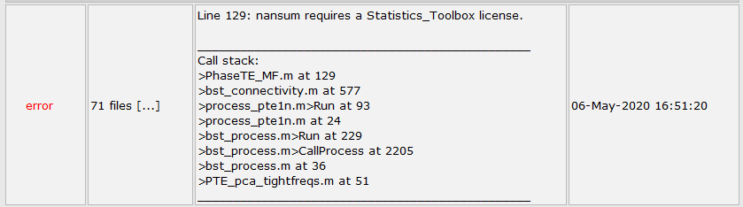 Can I run PTE without statistics toolbox? - Requests - Brainstorm